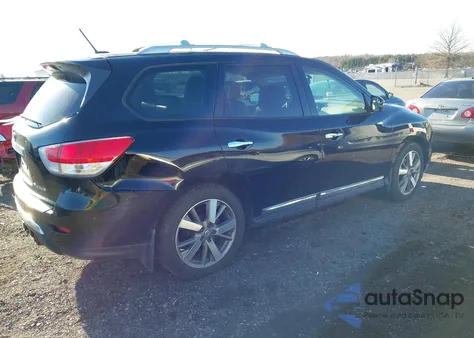 2015 Nissan Pathfinder Platinum from USA, damaged, VIN 5N1AR2MN2FC605524